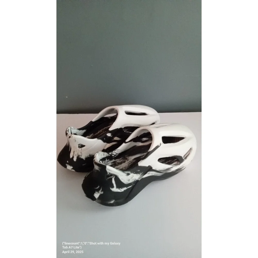 Unique Marble Swirl Slides Slip On Sandals‎ Comfort Casual Shoes